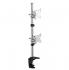 Elegant Dual Vertical LCD Monitor Table Stand w/Arm & Desk Clamp VESA 75/100mm Up to 23" Elegant Dual Vertical LCD Monitor Table Stand w/Arm & Desk Clamp VESA 75/100mm Up to 23"